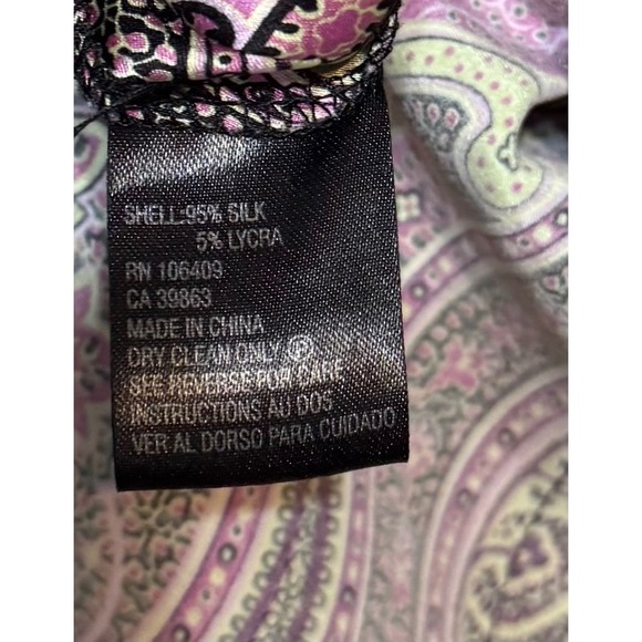 Y2K Whimsical Boho Silk Cami Top Women's Size 12 Satin Soft Girl Coquette Chic - Picture 4 of 6